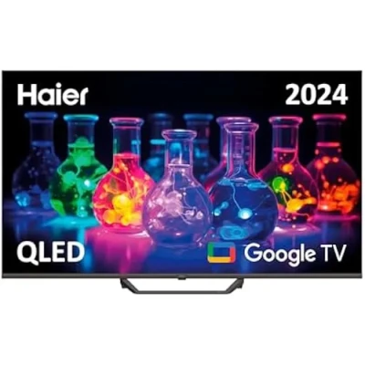 Image de Haier QLED Full HD H32S80EFX 32&quot;, Smart TV, Google Dolby Audio, HDR 10, Remote Control, Assistant, Bluetooth 5.1, DBX HDMI 2.1 x 4, sans cadre, 2024