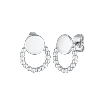 Image de Elli Plate Chain Basic Boucles d&#039;oreilles, Femme, Taille: One Size, Silber