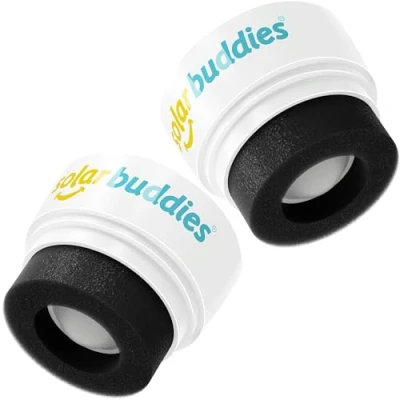 Image de Duo Heads Replacement Pack (No Lids Included) For Solar Buddies Child Friendly Refillable Sunscreen Applicator with sponge (This Is Not The Applicator)