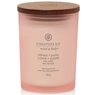 Image de Chesapeake Bay Bougie parfumée Stillness + Purity d&#039;aromathérapie moyenne Durée de combustion : jusqu&#039;à 57 heures Collection Mind &amp; Body