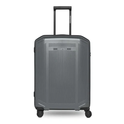 Image de SMARTBOX Édition 02 Article de base, Bleu océan métallisé, Koffer M (66 cm), Valise rigide avec roulettes pivotantes