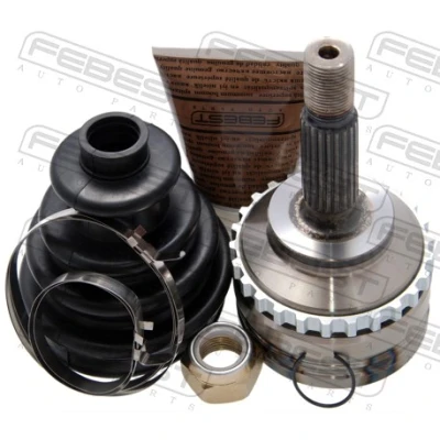 Image de FEBEST 2410 LOGA26 Tête De Cardan côté roue, Essieu avant avec bague ABS RENAULT: CLIO 2, Kangoo I, I Express