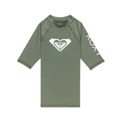 Image de Roxy Lycra WHOLEHEARTED SS Fille 6 16 Ans Vert 10/M