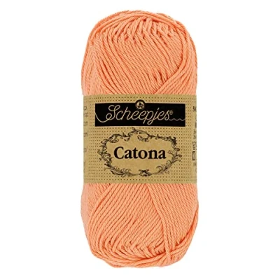 Image de Scheepjes Catona 524 Abricot Fil 10x10g