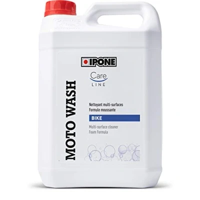 Image de IPONE Nettoyant Moto Multi Surfaces Wash Formule Ultra Puissante Ne Laisse pas de Trace Enlève Tous Types Salissures Agit en 2 Minutes Effet Moussant Rapide 5L