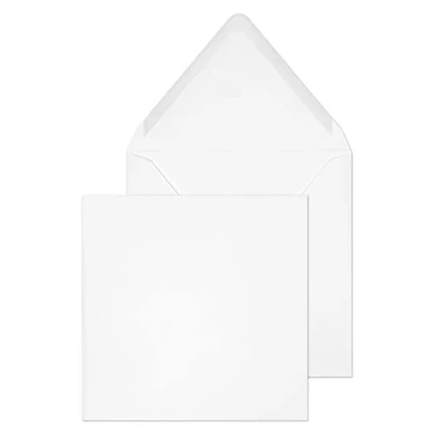 Image de Blake Purely Everyday 146 x mm 90 g/m² Enveloppes Carrées d&#039;Invitation Gommée Rabat Pointu (ENV2180) Blanc Boîte de 1000