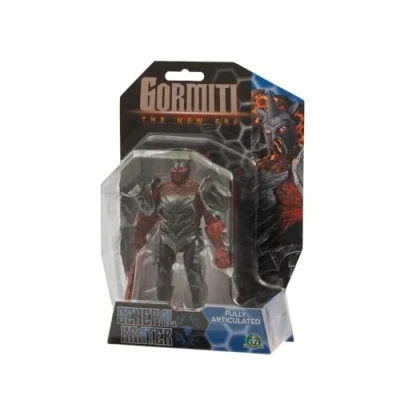 Image de Gormiti, Figurine articulée 15 cm avec Arme, Modèle General Krater, pour Les Enfants à partir de 4 Ans, GRV211