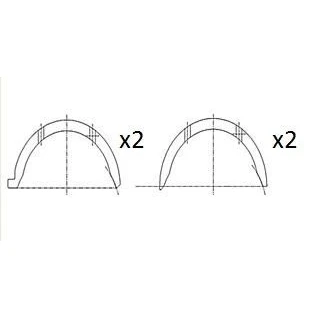 Image de FAI AutoParts BT3012 STD Rondelle d&#039;écartement, vilebrequin PEUGEOT: 205 I 3/5 portes, 607 Berline, II portes
