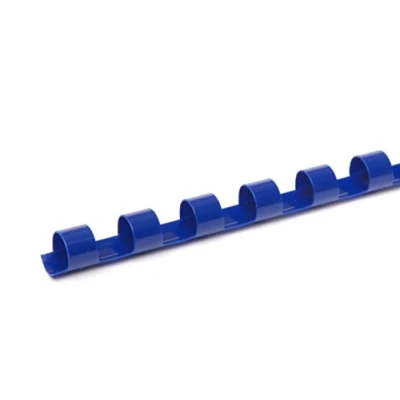 Image de Pavo Boîte de 100 Peignes reliure en plastique 6 mm Bleu