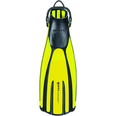 Image de Mares Avanti Quattro + Palmes avec Sangle Unisexe, Jaune (ryl)
