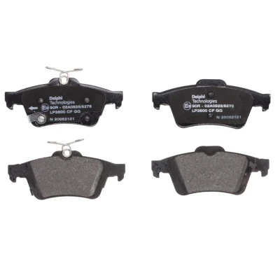 Image de DELPHI LP3600 Jeu de plaquettes frein avec indicateur d&#039;usure tôle anti bruit sans accessoires FORD: FOCUS 3