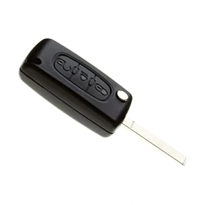 Image de Jongo Coque de Clé avec Lame Compatible Citroen C4, C5 et C6 CE0523 Boitier Clef Plip Voiture Utilitaire Télécommande 3 Boutons