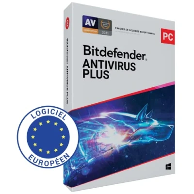 Image de Bitdefender Antivirus Plus 2024 1 appareil An PC
