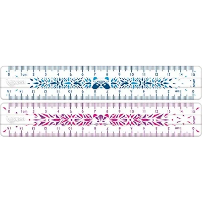 Image de Maped STUDY FANCY 245301 Règle résistante aux chocs 15 cm coloris aléatoire