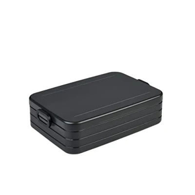 Image de Mepal Lunch Box Large To Go For 4 Sandwiches or 8 Slices of Bread Snack &amp; Adults Nordic black