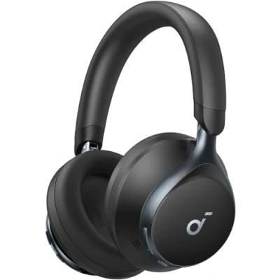Image de soundcore by Anker, Space One Casque sans Fil avec réduction Active du Bruit adaptative, 2 Fois Plus Forte, Batterie ANC 40 h, contrôle par Application(Reconditionné)