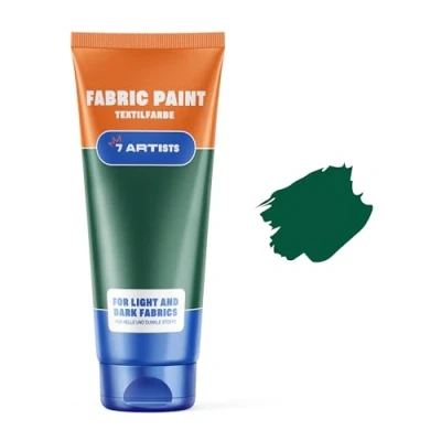 Image de 7 Artists Peinture Textile Permanent Vert 60 ml Sur Tissu Vetement Pour