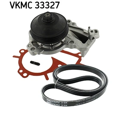Image de SKF VKMC 33327 Pompe à eau+Jeu de courroie trapézoïdale nervures CITROËN: DS3 3 portes, C4 Grand Picasso 2, C3 II, PEUGEOT: 208 I 3/5 portes