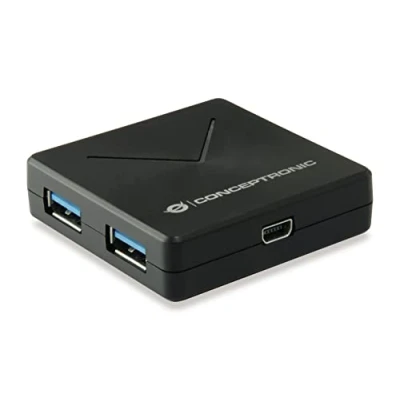 Image de Conceptronic HUBBIES02B Hub USB 3.0 4 Ports