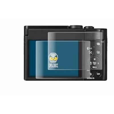 Image de BROTECT Protection Intégrale 3D Incurvé pour Panasonic Lumix DC TZ99 (2 Pièces) Couverture Complète, Film Écran
