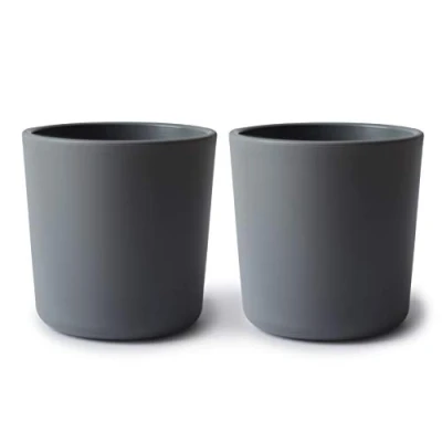 Image de Mushie gobelets pour enfants fumée 2 unités