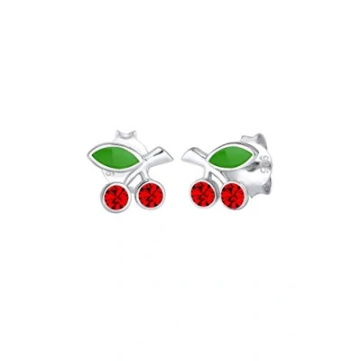Image de Elli Kirschen Boucles d&#039;oreilles pour enfants, Taille: One Size, Silber