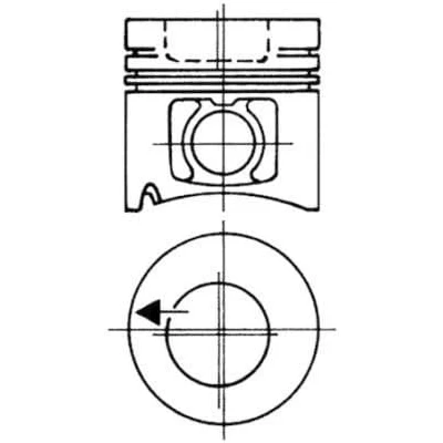 Image de Piston KOLBENSCHMIDT 93484602