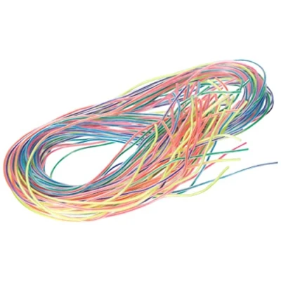 Image de Artemio 22010003 30 Fils Scoubidous Fluo Plastique Multicolore 12 x 1,5 27,5 cm