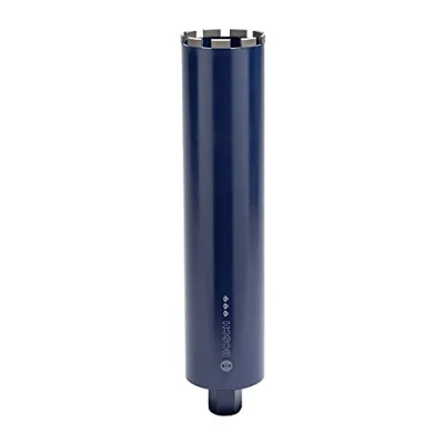 Image de Bosch Accessories 2608601368 Couronne de forage diamantée à eau 1 1/4&quot; UNC best for concrete 112 mm 450 9 segments 11,5 mm, Bleu