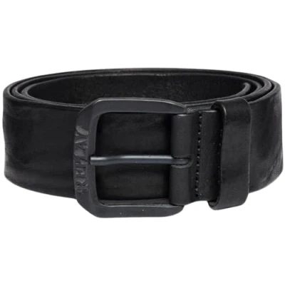 Image de Replay Ceinture en cuir pour homme, noir 098 (noir), 90