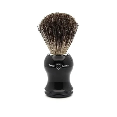 Image de Edwin Jagger Blaireau Pure Badger Ébène Noir