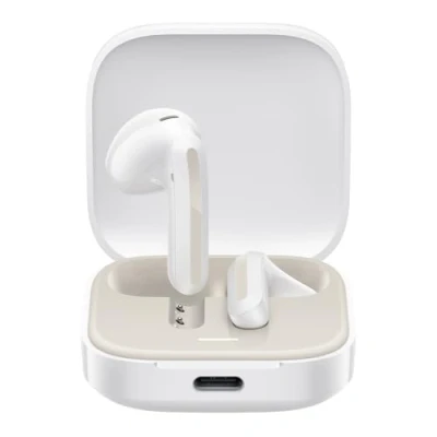 Image de Xiaomi Redmi Buds 6 Active Écouteurs Intra Auriculaires, Bluetooth 5.4, jusqu&#039;à 30 Heures d&#039;autonomie, Pilote Dynamique 14,2 mm, Protection IPX4, réduction du Bruit des appels, Blanc