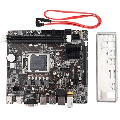 Image de Carte Mère D&#039;ordinateur de Bureau USB3.0 DDR3 pour B75, LGA 1155 SATA, avec Interface Disque Dur Haute Vitesse SATA3.0