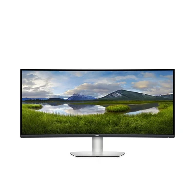 Image de Dell S3422DW 34&quot; WQHD (3440x1440) 21:9 1800R Écran PC Incurvé, 100Hz, VA, 4ms, AMD Radeon FreeSync, Haut parleurs intégrés, DisplayPort, 2x HDMI, 3x USB, Garantie 3 ans, Argent