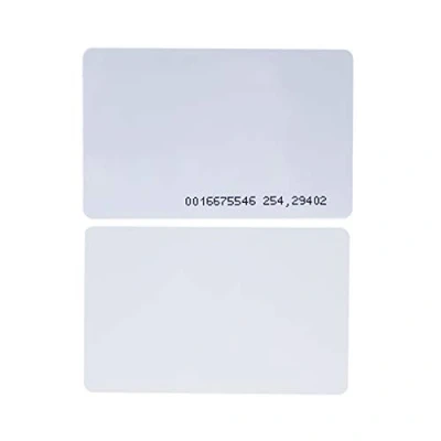 Image de OBO HANDS 100 pcs/lot Carte RFID 125KHz Proximité ID Smart Card Tag 0.8 mm d&#039;épaisseur pour Système de Contrôle d&#039;accès, Blanc