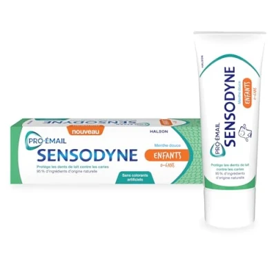 Image de Sensodyne Pro émail Dentifrice Enfants 0 6 ans à la menthe douce