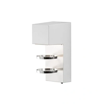 Image de Konstsmide Acerra applique murale extérieure 9 x 13 23 cm 5W LED inclus IP54 blanc