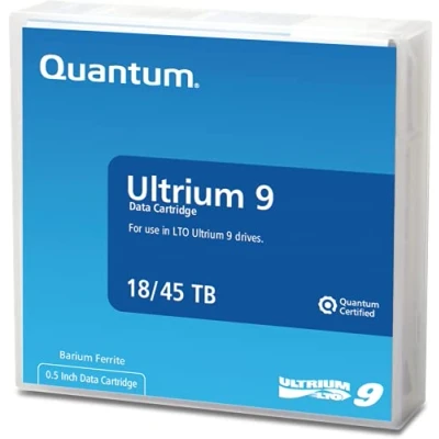 Image de Quantum Ultrium LTO 9 Data Cartridge 18TB Native / 45TB 2.5:1 Compression, Black (MR L9MQN 01)