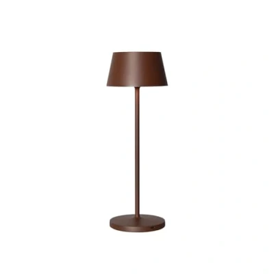 Image de MAUL Lampe de table MAULnina Avec batterie longue durée rechargeable jusqu&#039;à 10 h d&#039;éclairage à intensité variable pour bureau, chevet et extérieur Marron
