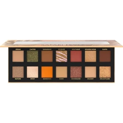 Image de Catrice Safari Fever Slim Eyeshadow Palette de fards à paupières n 010 Multicolore 14 couleurs Longue durée végétalien Sans particules microplastiques nanoparticules parfum 10,6 g