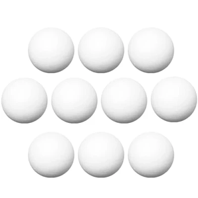 Image de Idées avec boules en polystyrène Pour la confection de sequins, technique serviette, le feutre, bricolage., Ø4 cm 10 Stück