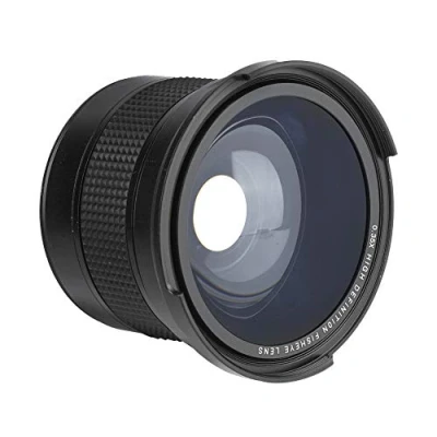 Image de Fdit Objectif Grand Angle 0.35x Fisheye, Interface d&#039;appareil Photo 58MM avec Partie Macro de Prise Vue 67MM, lentille revêtement Coque en Alliage pour Appareil Reflex numérique