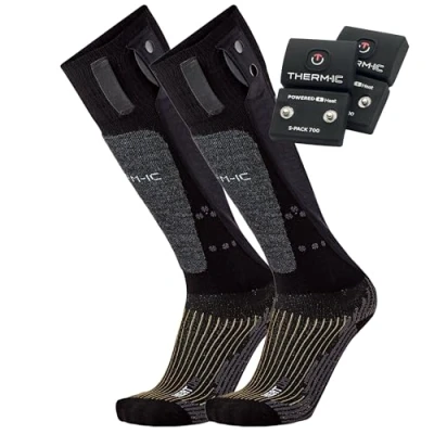 Image de Thermic PowerSocks Set Heat Uni 1400B Pack chaussettes chauffantes + batteries Mixte, Noir, 45 47