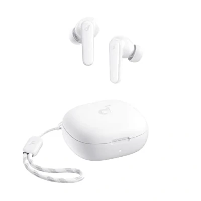 Image de Soundcore by Anker P20i Ecouteurs Bluetooth sans Fil, Écouteurs Fil 5.3, conducteurs 10mm, Grosses Basses, 30H de Lecture, étanchéité IPX5, EQ Via App, 2 micros, Mode écouteur Unique