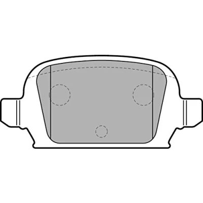 Image de DELPHI LP1677 Jeu de plaquettes frein non préparé pour indicateur d&#039;usure avec feuille collante sans accessoires OPEL: Corsa C 3/5 portes