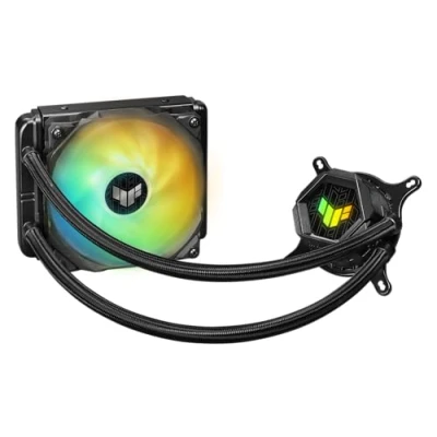 Image de ASUS TUF GAMING LC 120 ARGB Processeur Refroidisseur de liquide tout en un 12 cm Noir 1 pièce(s) Neuf