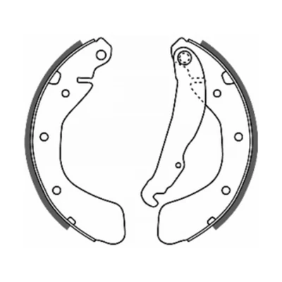 Image de KRAFT 6021560 Mâchoires De Frein 200,0 28,0 OPEL: Corsa B 3/5 portes, A CC, Astra F CC