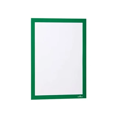 Image de Durable 488205 Duraframe Boîte de 10 Cadres d&#039;Affichages Repositionnables A4 Vert