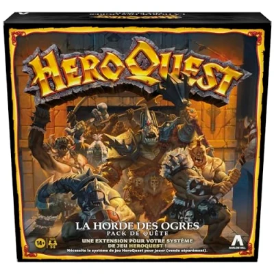 Image de Avalon Hill HeroQuest, Pack de quête La Horde des Ogres, Jeu rôle, Plateau, système HeroQuest requis Version Française