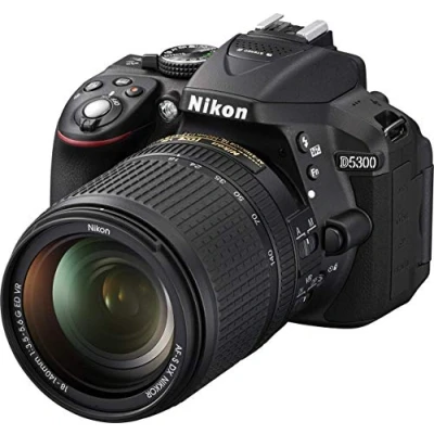 Image de Nikon D5300 Appareil photo numérique Reflex 24,2 Mpix Kit Objectif AF P 18 55 mm VR Noir